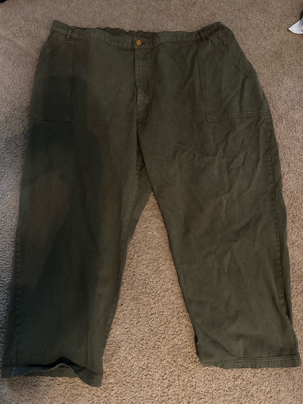 Big Bud Press Olive Green Work Pants size 5x